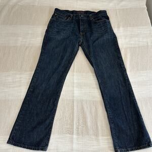 Tommy Hilfiger Men's Bootcut Size 33x30 Jeans Mid Rise Medium Blue Wash Denim